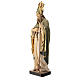 Saint Patrick with clover and green cape in painted wood, Val Gardena s3