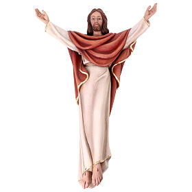 Statua Cristo Re in legno dipinto della Val Gardena