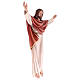 Imagem Cristo Rei em madeira pintada do Val Gardena s7
