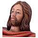 Imagem Cristo Rei em madeira pintada do Val Gardena s9