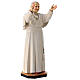 Statue Pape Benoît XVI bois peint Val Gardena s4