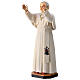 Statua Papa Giovanni Paolo II legno dipinto della Val Gardena s3