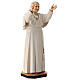 Statua Papa Giovanni Paolo II legno dipinto della Val Gardena s4