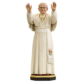 Figura Papież Benedykt XVI drewno malowane Val Gardena