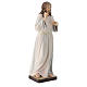 Christ with white dress painted wood statue, Val Gardena s4
