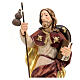 Święty Jakub z drewna malowanego z laską Val Gardena s2