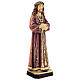 Statua Gesù legno Valgardena colorato s5