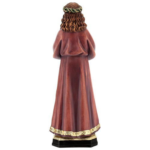 Jesus figurine in coloured Valgardena wood 8