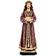 Jesus figurine in coloured Valgardena wood s1