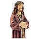Jesus figurine in coloured Valgardena wood s6