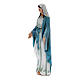 Immaculate Mary figure in painted wood pulp 15cm s2