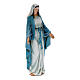 Immaculate Mary figure in painted wood pulp 15cm s3