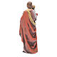 Statua San Giuseppe con Bambino pasta legno colorata 15 cm s3