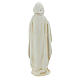 Statue Gottesmutter von Lourdes bemalte Holzmasse 15cm s5