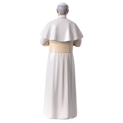 Statue Pape Jean-Paul II pâte à bois colorée 15 cm 4
