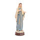 Statua Madonna Medjugorje pasta legno colorata 15 cm s4