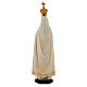 Our Lady of Fatima in painted wood paste 15cm s5