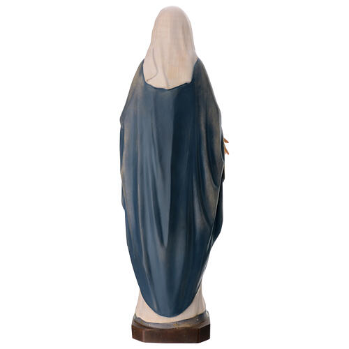 Immaculate Mary statue in painted wood, Val Gardena 7