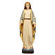 Statua Madonna Immacolata legno Valgardena colorato s1