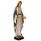 Statua Madonna Immacolata legno Valgardena colorato s5