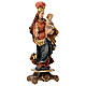 Estatua de Nuestra Señora de Bavaria de madera de arce pintada s4