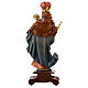Estatua de Nuestra Señora de Bavaria de madera de arce pintada s5