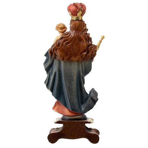Statua Madonna Bawaria legno acero dipinta 5