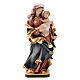 Estatua Virgen del Corazón de madera pintada de la Val Gardena s1