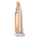 Statua Madonna Fatima legno Valgardena colorato s2