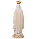 Estatua Virgen de Lourdes con corona de madera pintada de la Val Gardena s7