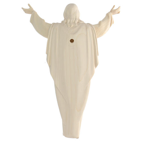 Statue of the Resurrection of Jesus Christ in natural wood 5