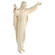 Estatua Cristo Resucitado madera natural s3