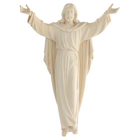 Statue of the Resurrection of Jesus Christ in natural wood