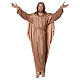 Statue Christ Ressuscité bruni 3 tons s1