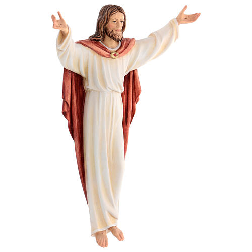 Statue of the Resurrection of Jesus Christ Val Gardena coloured 3