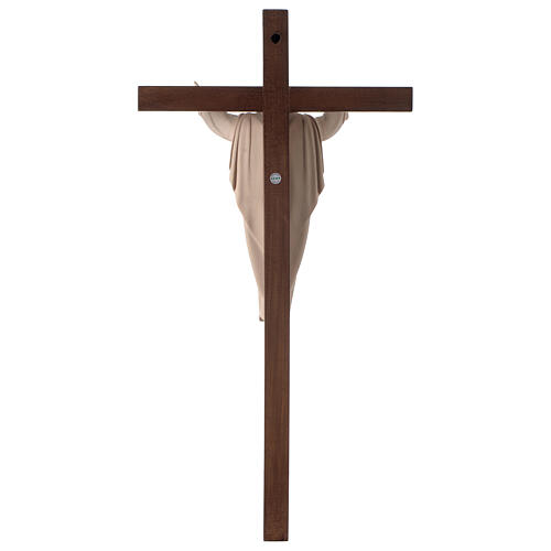 Figura Chrystus Zmartwychwstały na krzyżu, drewno naturalne 5