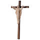 Figura Chrystus Zmartwychwstały na krzyżu, drewno naturalne s3