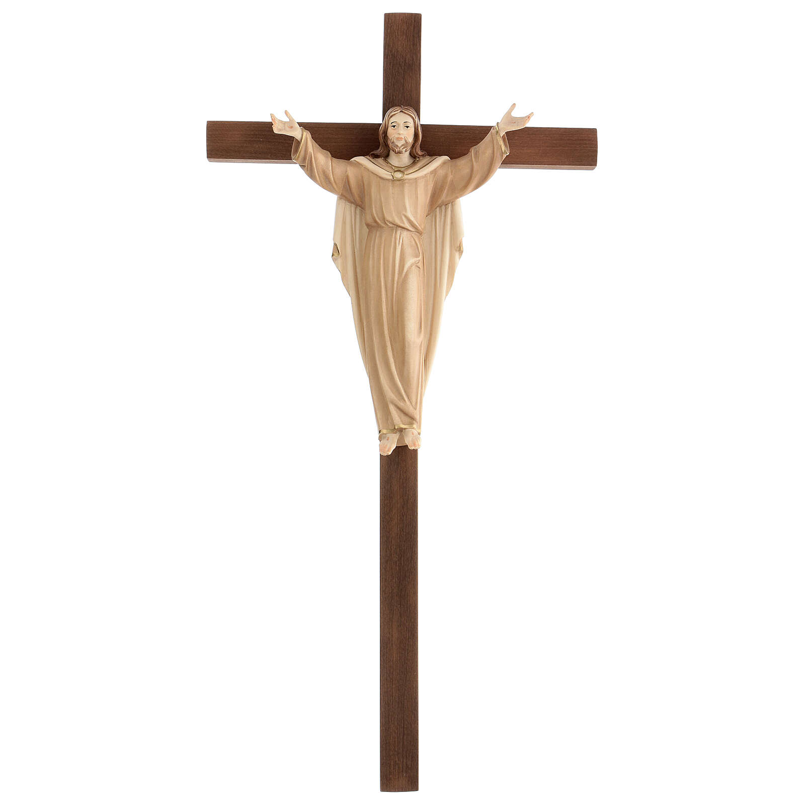 3pcs regali religiosi Gesù Cristo sulla croce statua da tavolo