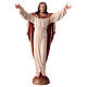Statua Cristo Risorto su mensola colorato s1
