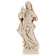 Sacred Heart of Jesus statue in natural wood Val Gardena s1