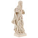 Sacred Heart of Jesus statue in natural wood Val Gardena s4