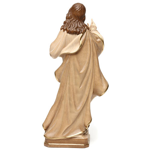 Statua Sacro Cuore Gesù realistico brunito 3 colori 5