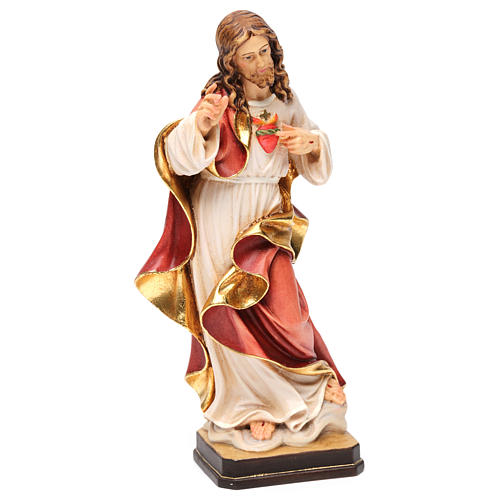 Sacred Heart of Jesus Val Gardena coloured realistic style 4