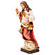 Sacred Heart of Jesus Val Gardena coloured realistic style s3