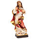 Sacred Heart of Jesus Val Gardena coloured realistic style s4