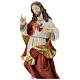 Sacred Heart of Jesus in antique pure gold realistic style s2