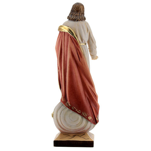 Sacred Heart of Jesus with host coloured statue 4