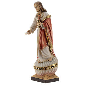 Sacred Heart of Jesus with host coloured statue