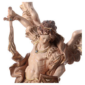 Imagens em Madeira Natural: Imagem São Miguel Guido Reni brunido 3 tons