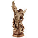 Saint Micheal of G. Reni statue burnished in 3 colours s5